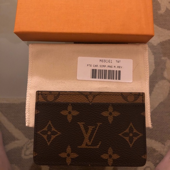 Louis Vuitton Card Holder Monogram Reverse Canvas - Picture 3 of 5